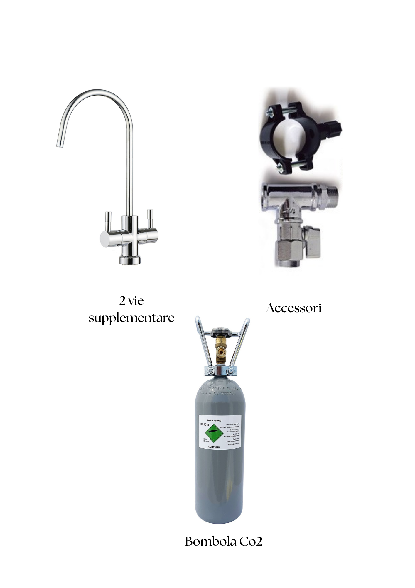 VEPO' Frizzia - Depuratore ad osmosi inversa con gasatore