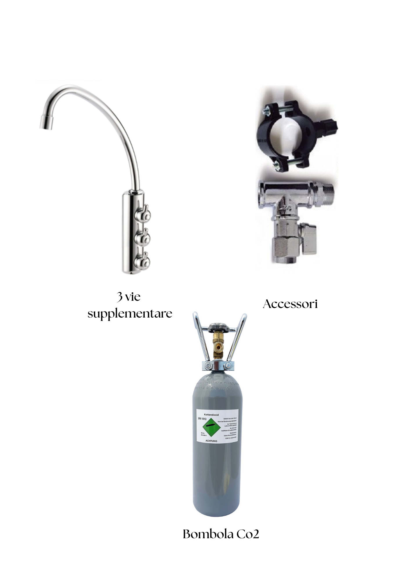 VEPO' Lumina - Depuratore ad osmosi inversa Frigo Gasatore